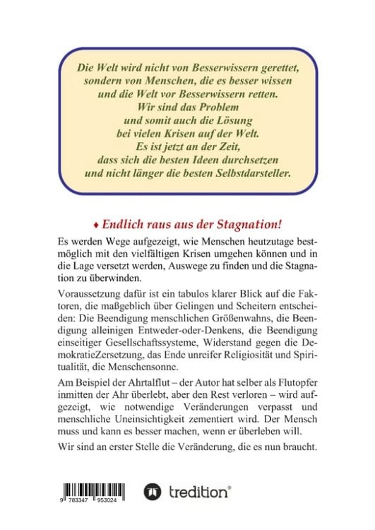 Produktbild: Die Evolution braucht Dich jetzt