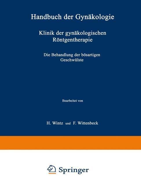 Produktbild: Klinik der gyn&auml;kologischen R&ouml;ntgentherapie