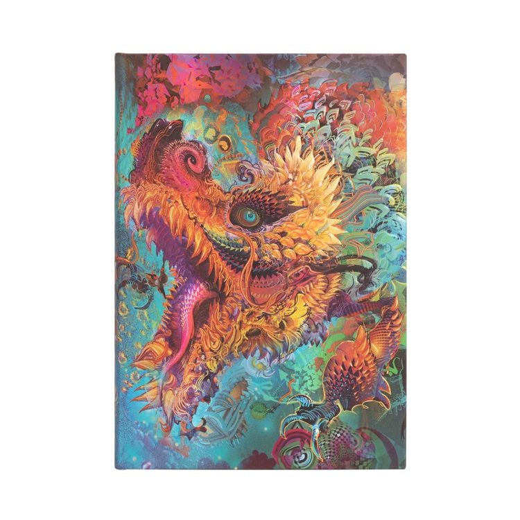 Produktbild: Hardcover Notizbuch Humming Dragon, Midi, Unliniert