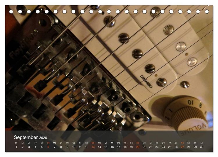 Produktbild: Instrumenten Perspektiven (Tischkalender 2026 DIN A5 quer), CALVENDO Monatskalender