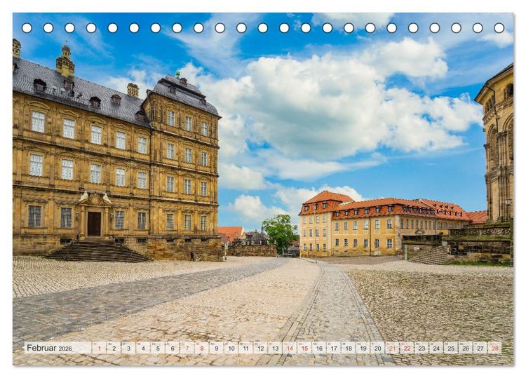 Produktbild: Bamberg Impressionen (Tischkalender 2026 DIN A5 quer), CALVENDO Monatskalender