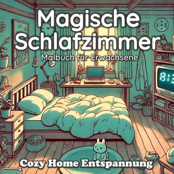Produktbild: Fantasy und Cozy Home Malb&uuml;cher / Fantasy Malbuch f&uuml;r Erwachsene Magische Schlafzimmer Anti-Stress, Achtsamkeit und Kreativit&auml;t