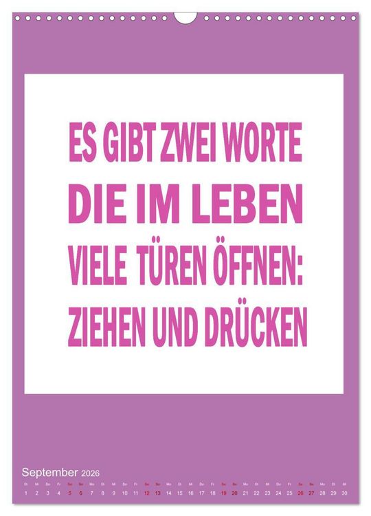 Produktbild: Memo an mich (Wandkalender 2026 DIN A3 hoch), CALVENDO Monatskalender