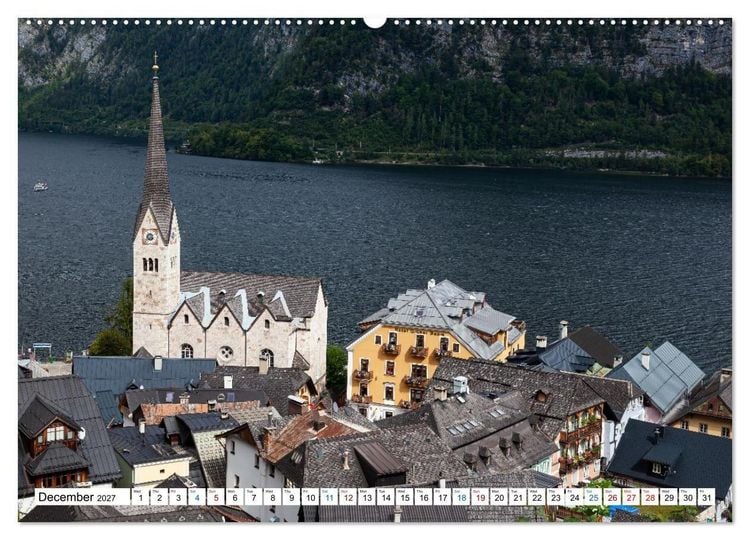 Produktbild: The Magic of Hallstatt (High Quality Premium Wall Calendar 2027 DIN A2 landscape),CALVENDO 12 Month Wall Calendar