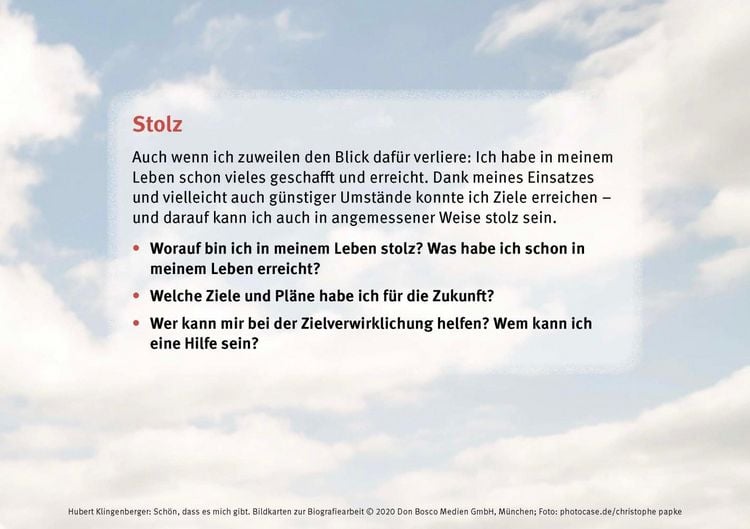 Produktbild: Sch&ouml;n, dass es mich gibt. Bildkarten zur Biografiearbeit