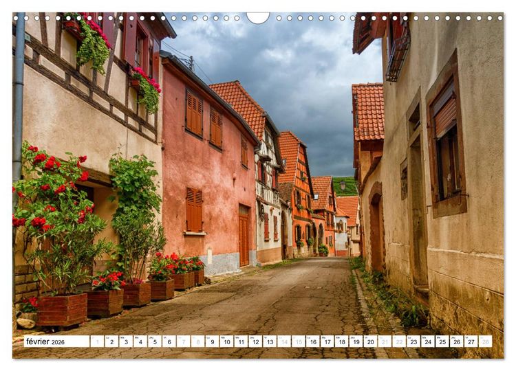 Produktbild: Alsace, magnifiques colombages (Calendrier mural 2026 DIN A3 vertical), CALVENDO calendrier mensuel