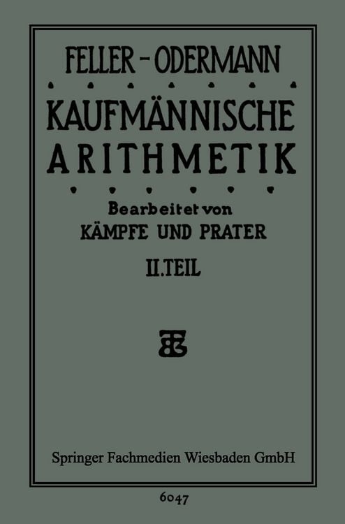 Produktbild: Das Ganze der Kaufm&auml;nnischen Arithmetik