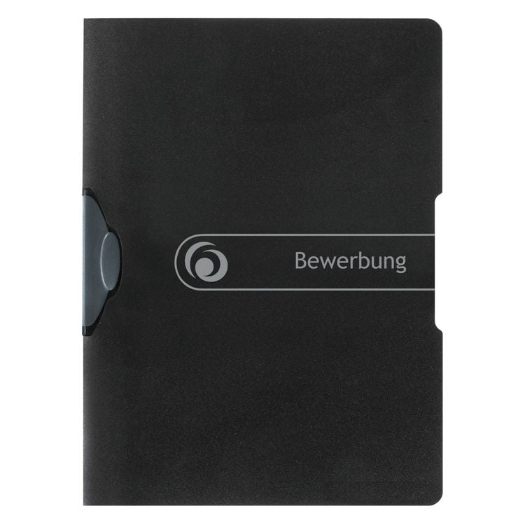Produktbild: Herlitz Bewerbungsmappe Express-Clip A4 PP schwarz