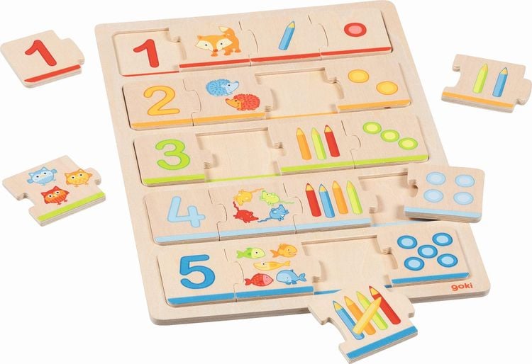 Produktbild: Goki 57344 - Puzzle Lerne zählen