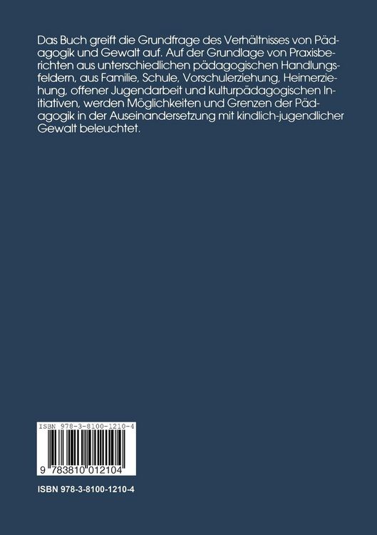 Produktbild: P&auml;dagogik und Gewalt