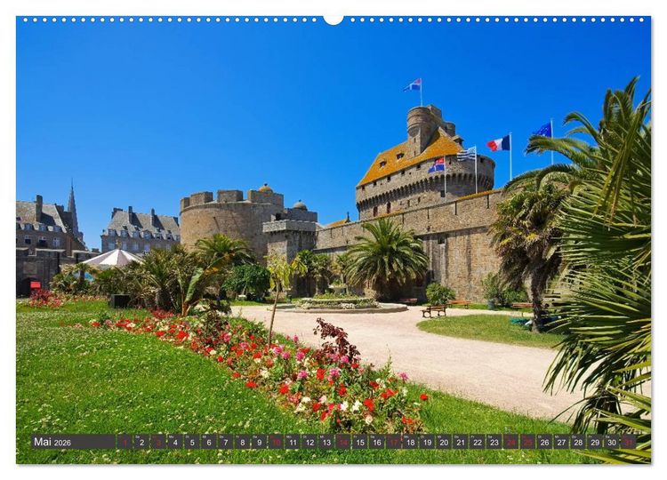 Produktbild: Saint Malo - Stadt der Korsaren (Wandkalender 2026 DIN A2 quer), CALVENDO Monatskalender