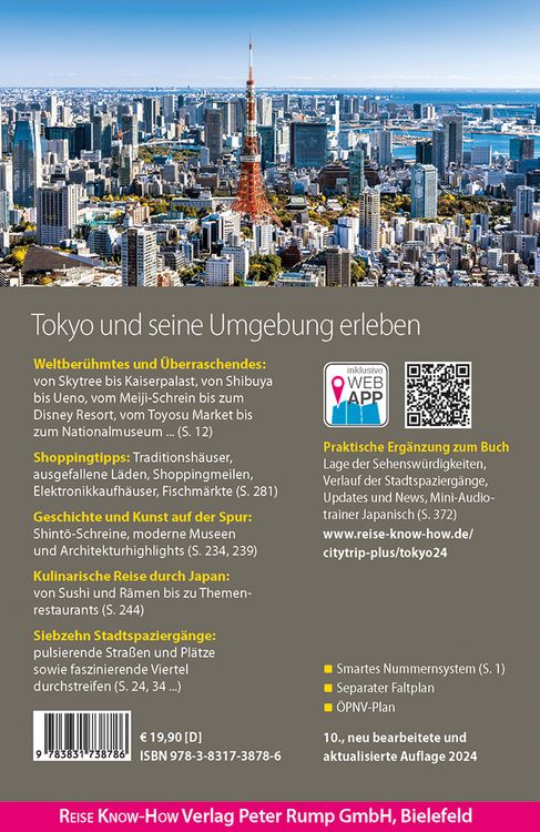 Produktbild: Reise Know-How Reisef&uuml;hrer Tokyo (CityTrip PLUS)