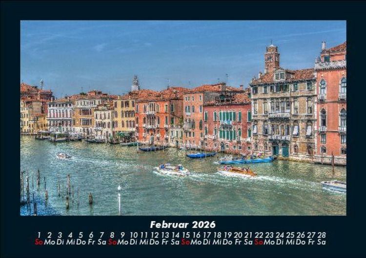 Produktbild: Venedig 2026 Fotokalender DIN A5