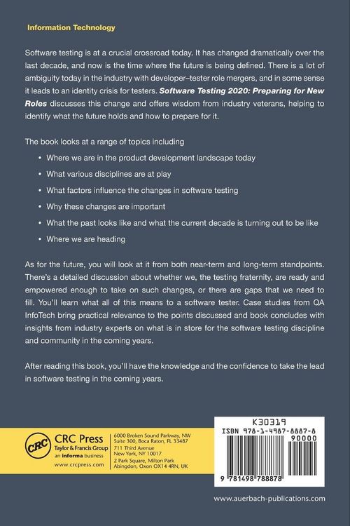 Produktbild: Software Testing 2020
