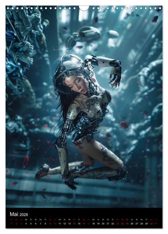 Produktbild: CYBER SISTERS (Wandkalender 2026 DIN A3 hoch), CALVENDO Monatskalender