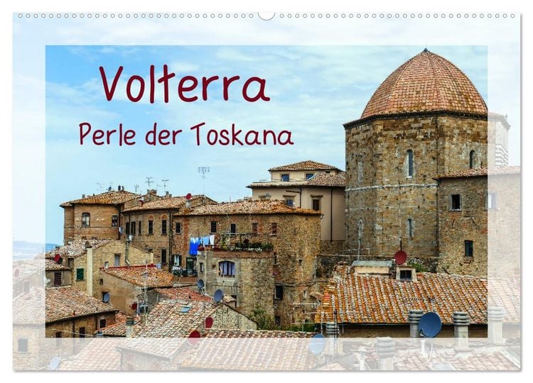 Produktbild: Volterra Perle der Toskana (Wandkalender 2026 DIN A2 quer), CALVENDO Monatskalender