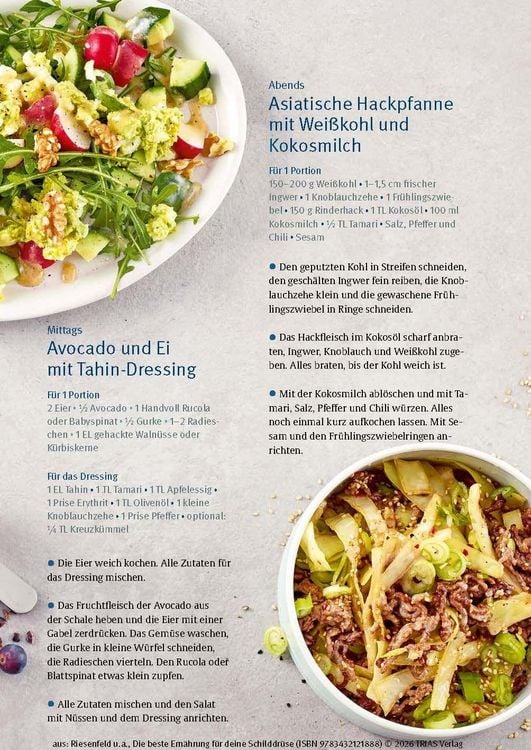 Produktbild: Die beste Ern&auml;hrung f&uuml;r deine Schilddr&uuml;se