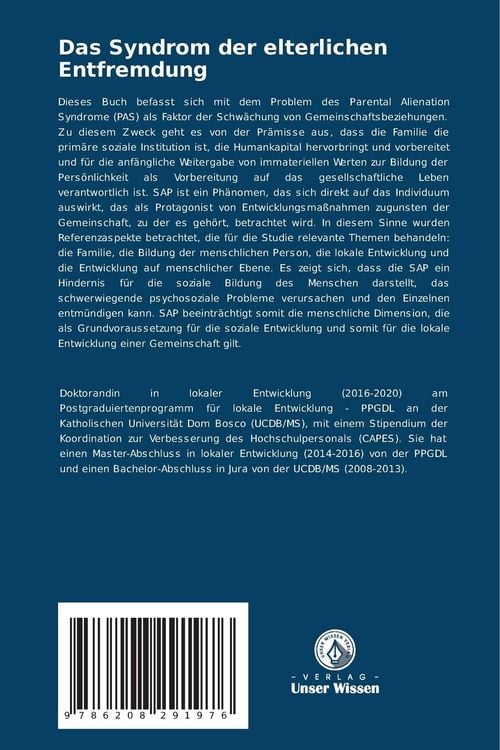 Produktbild: Das Syndrom der elterlichen Entfremdung