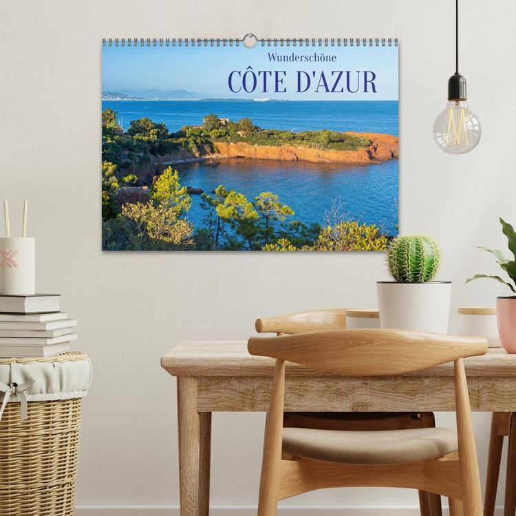 Produktbild: Wundersch&ouml;ne C&ocirc;te d'Azur (Wandkalender 2026 DIN A3 quer), CALVENDO Monatskalender