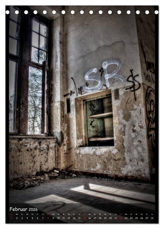 Produktbild: Lost Places II, Vergessene Orte (Tischkalender 2026 DIN A5 hoch), CALVENDO Monatskalender