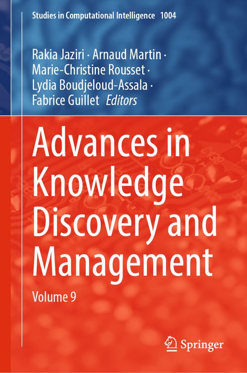 Produktbild: Advances in Knowledge Discovery and Management