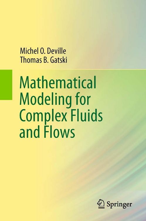 Produktbild: Mathematical Modeling for Complex Fluids and Flows