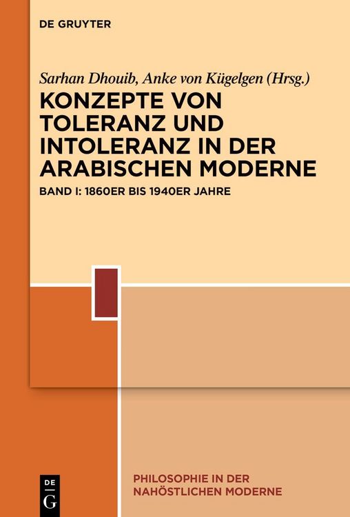 Produktbild: Konzepte von Toleranz und Intoleranz in der arabischen Moderne