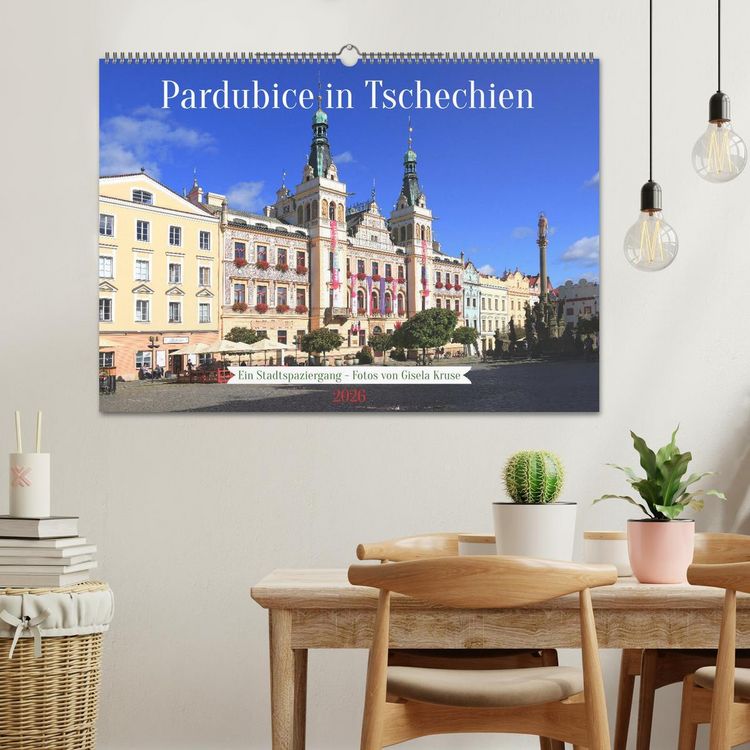 Produktbild: Pardubice in Tschechien - Ein Stadtspaziergang (Wandkalender 2026 DIN A2 quer), CALVENDO Monatskalender