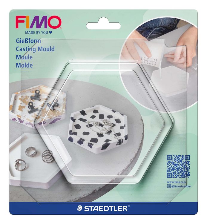Produktbild: STAEDTLER FIMO Gie&szlig;form Schale sechseck, 1 St&uuml;ck