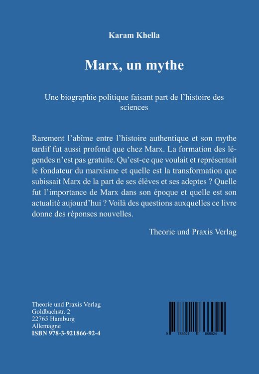 Produktbild: Marx, un Mythe