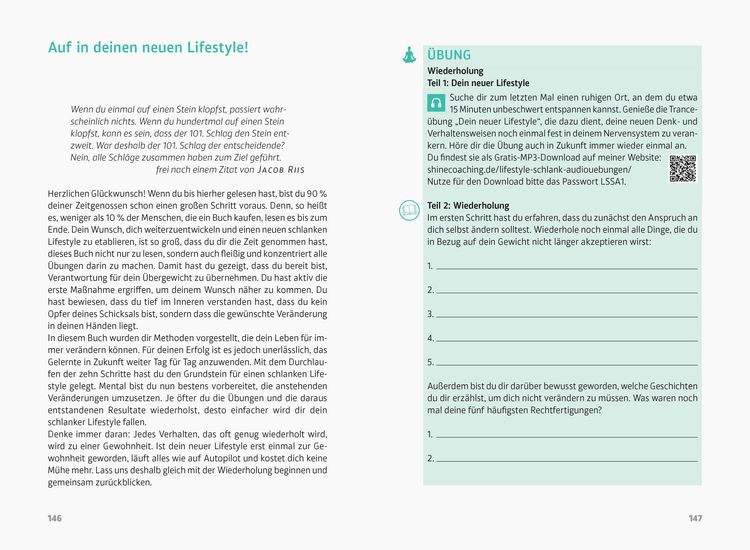 Produktbild: Lifestyle Schlank! Selbstcoaching statt Di&auml;t mit Coaching- und Audio&uuml;bungen.