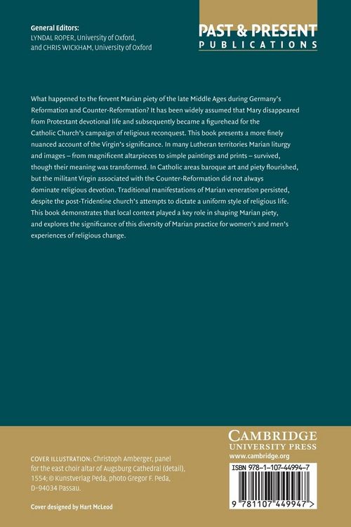 Produktbild: The Cult of the Virgin Mary in Early Modern Germany