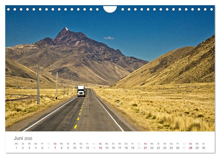 Produktbild: Peru - Perle der Anden (Wandkalender 2026 DIN A4 quer), CALVENDO Monatskalender