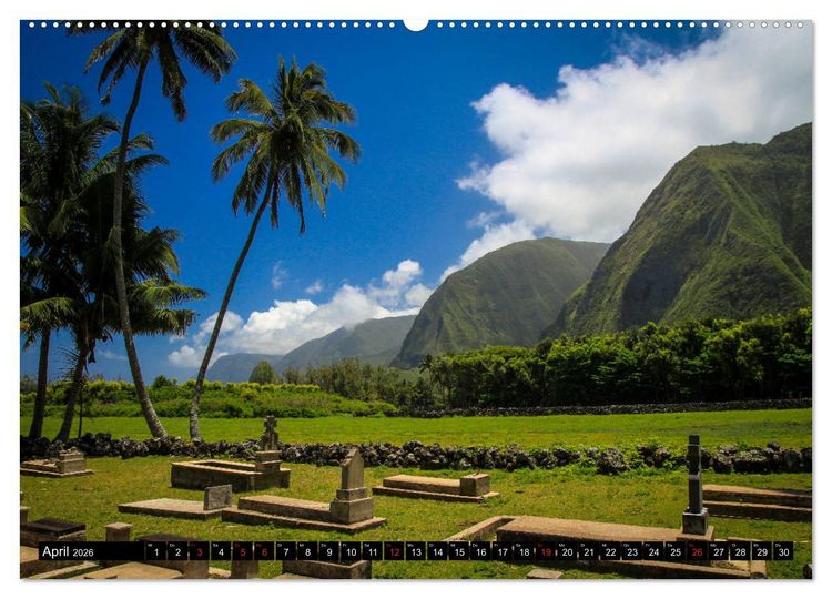 Produktbild: Wandern auf Hawaii - Berge im Pazifik (hochwertiger Premium Wandkalender 2026 DIN A2 quer), Kunstdruck in Hochglanz