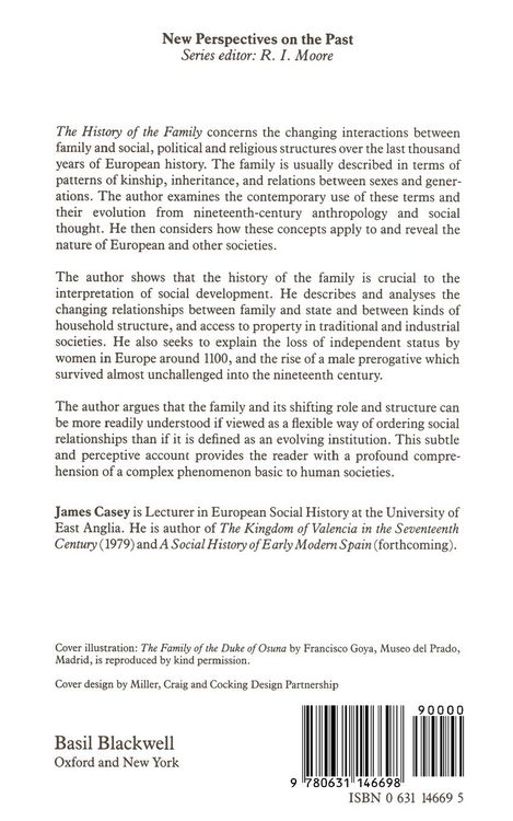 Produktbild: Casey, J: History of the Family