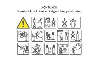 Produktbild: Glaswindlicht zur Geburt - Du bist ein kleines Wunder
