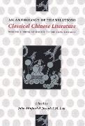 Produktbild: Classical Chinese Literature: An Anthology of Translations