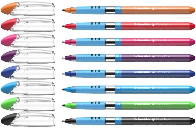 Produktbild: Schneider Kugelschreiber Slider Basic XB, 8er Etui