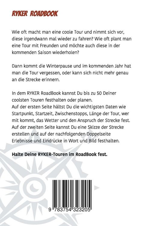 Produktbild: RYKER RoadBook