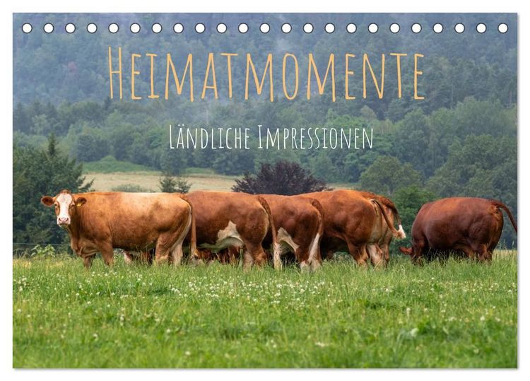 Produktbild: Heimatmomente - L&auml;ndliche Impressionen (Tischkalender 2027 DIN A5 quer), CALVENDO Monatskalender