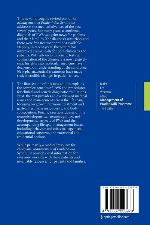 Produktbild: Management of Prader-Willi Syndrome