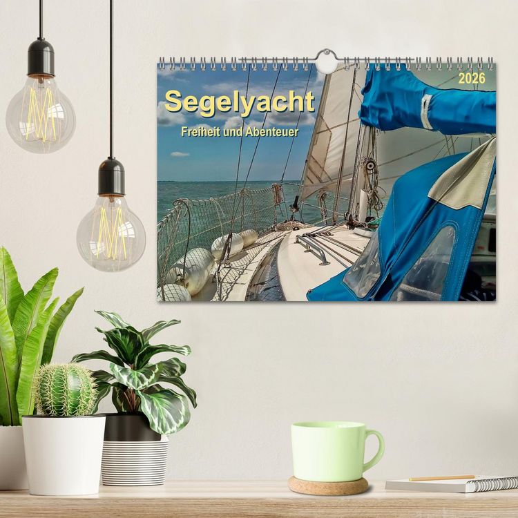 Produktbild: Segelyacht - Freiheit und Abenteuer (Wandkalender 2026 DIN A4 quer), CALVENDO Monatskalender