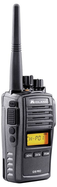 Produktbild: Midland Midland G18 Pro NC, PMR446 Funkger&auml;t C1145.04 PMR-Funkger&auml;t