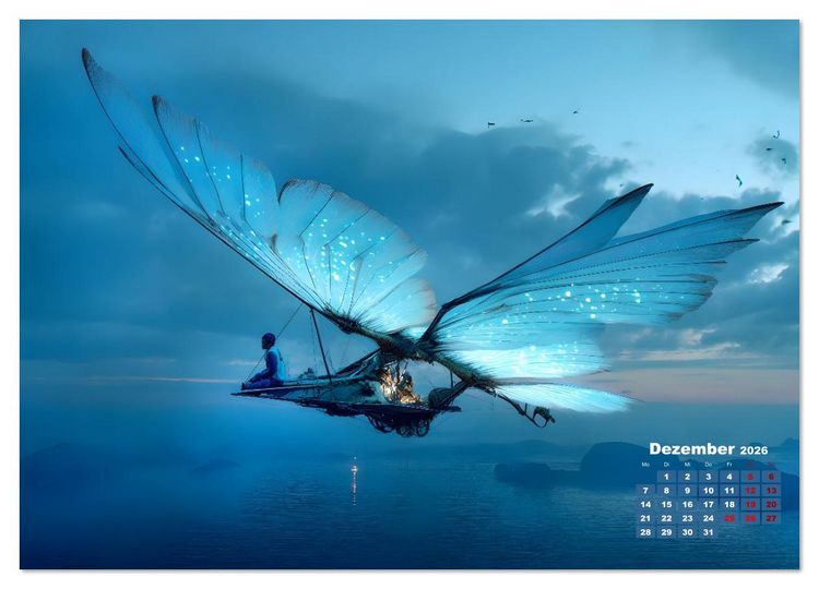 Produktbild: Aerospira (Wandkalender 2026 DIN A4 quer), CALVENDO Monatskalender
