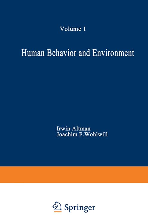 Produktbild: Human Behavior and Environment
