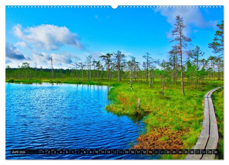 Produktbild: Bezauberndes Estland (Wandkalender 2026 DIN A2 quer), CALVENDO Monatskalender