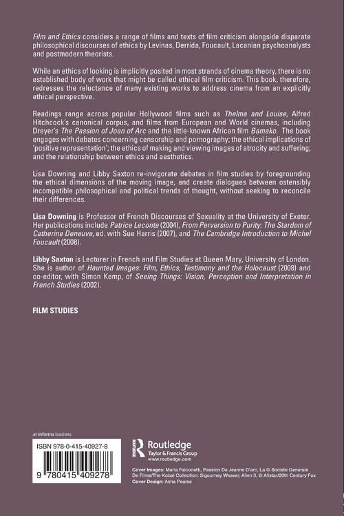 Produktbild: Film and Ethics