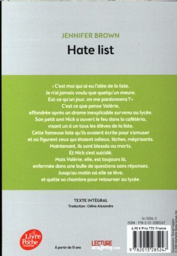 Produktbild: Hate List
