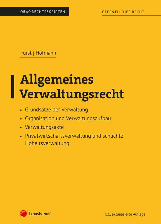 Produktbild: Allgemeines Verwaltungsrecht (Skriptum)