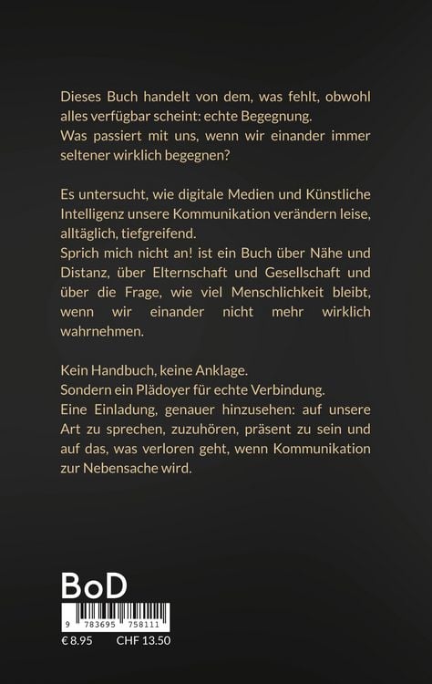 Produktbild: Sprich mich nicht an!
